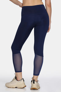 Zelocity Quick Dry Gym Leggings - Blue Depth — thumbnail 5